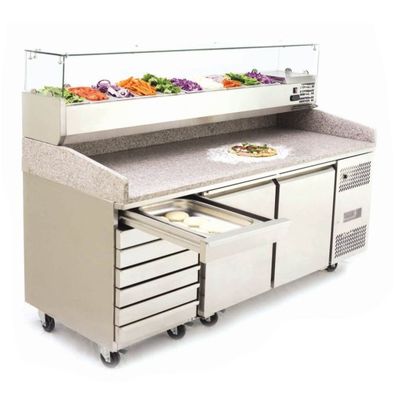 Banchi refrigerati per pizzerie e gastronomie