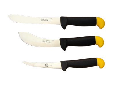 BLUE FARM | Due Buoi knives. Set with 3 pork-butcher professional knives