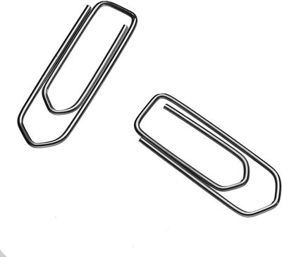 BLUE FARM | Leone. Galvanized steel clips. Bright zinc finish box of 100 pcs