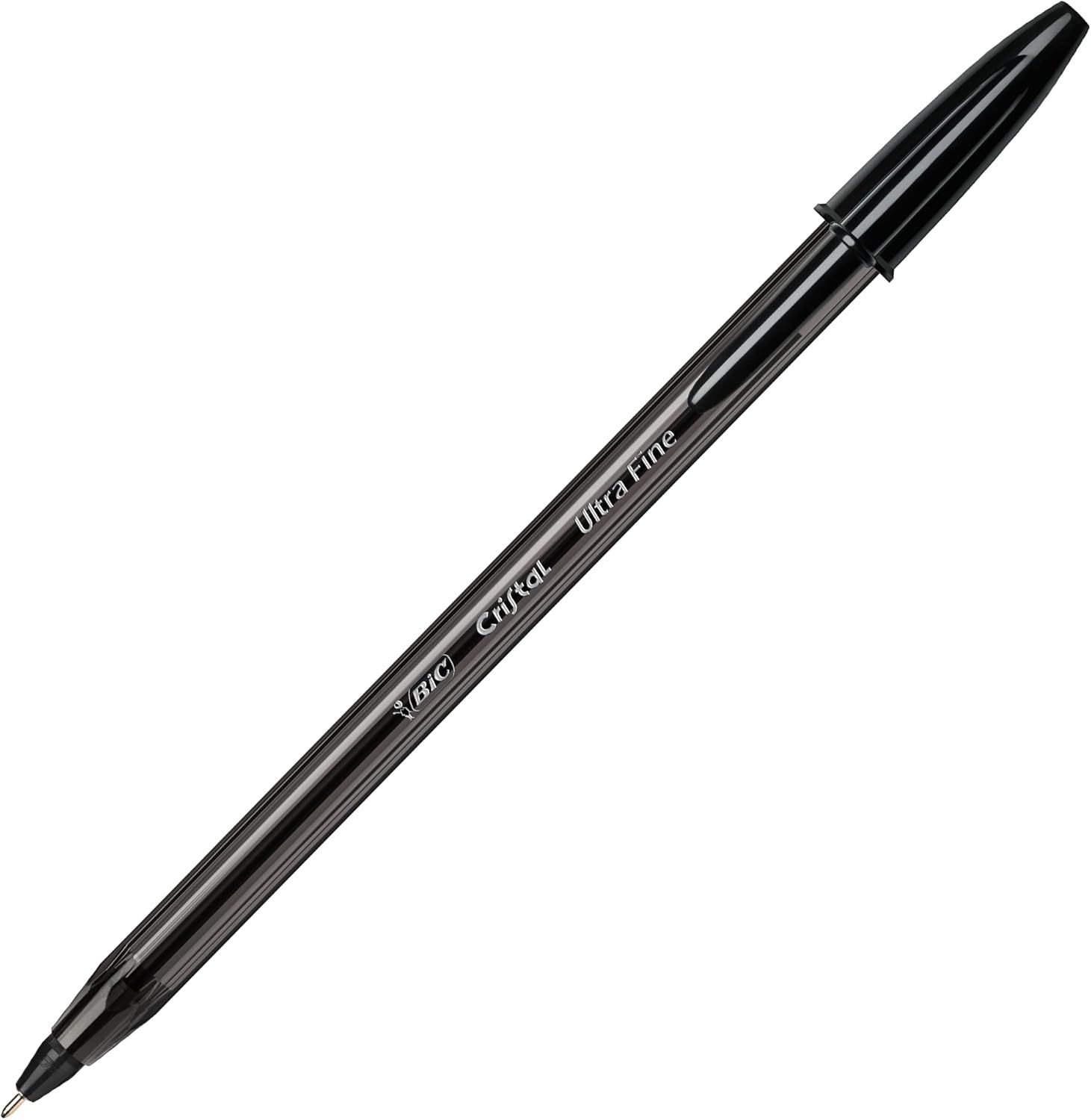 BLUE FARM | BIC. Ballpoint pen with cap. Cristal line, Color: Black. 992603. 20 Pieces