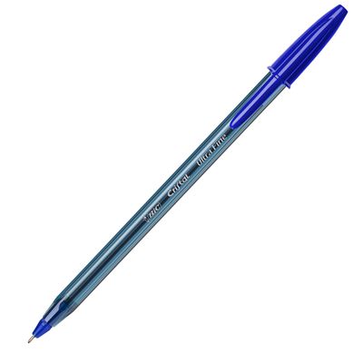 BLUE FARM | BIC. Ballpoint pen with cap. Cristal line, Color: Blue. 992605