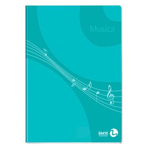 BLUE FARM | BeMore. BM 17x24 Stave Music Album - 32 Sheets. 100230. Pack of 10 pieces