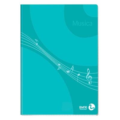 BLUE FARM | BeMore. BM 17x24 Stave Music Album - 32 Sheets. 100230. Pack of 10 pieces