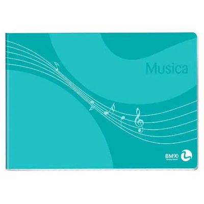 BLUE FARM | BeMore. BM 17x24 Stave Music Album - 32 Sheets. 100230. Pack of 10 pieces