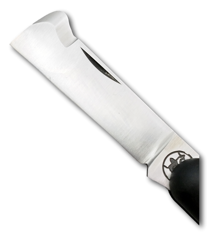 BLUE FARM | DBA. Professionelles Pfropfmesser 202 SU.SI Super Simply aus Stahl und Carbon mit festem Spatel