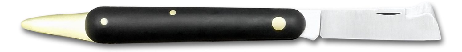 BLUE FARM | DBA. 202 SU.SI Super Simply professional grafting knife for left-handed use in Steel and Carbon with fixed spatula