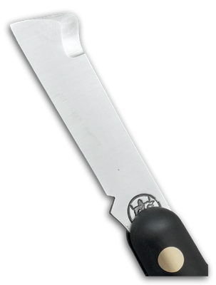 BLUE FARM | DBA. 202 SU.SI Super Simply professional grafting knife for left-handed use in Steel and Carbon with fixed spatula