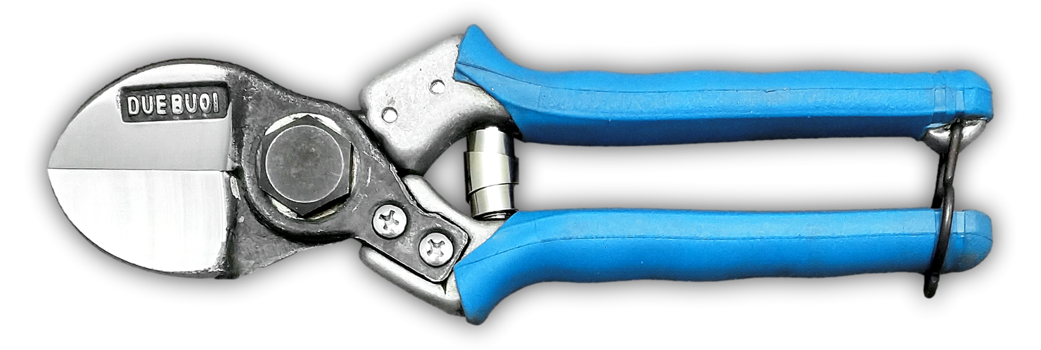 BLUE FARM | DBA. Forged scissors with double blade DB 135/20, Aluminum handle.