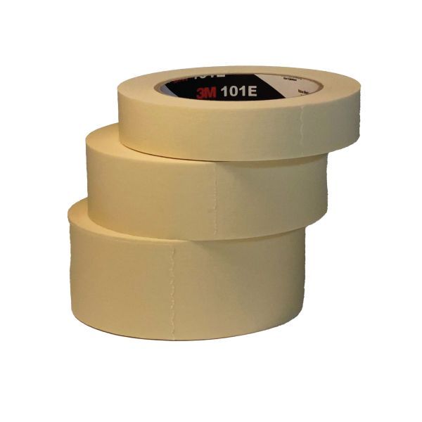 BLUE FARM | 3M. 50m Beige Crepe Paper Masking Tape. Pack of 2 Rolls