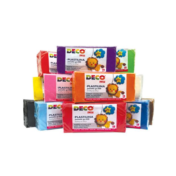 BLUE FARM | Deco. Colored plasticine in 500 gr block x 2 pieces. 11 variants available