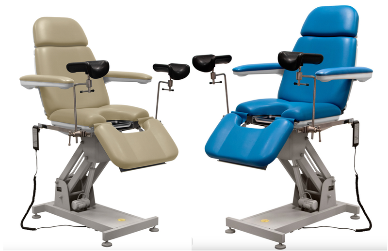BLUE FARM | Weelko. Iliaq. Fauteuil/lit gynécologique. 3 moteurs, 2 versions