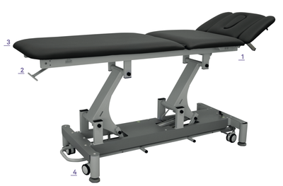 BLUE FARM | Weelko. PH304SH. Massage and physiotherapy table with 5 sections and 2 motors.