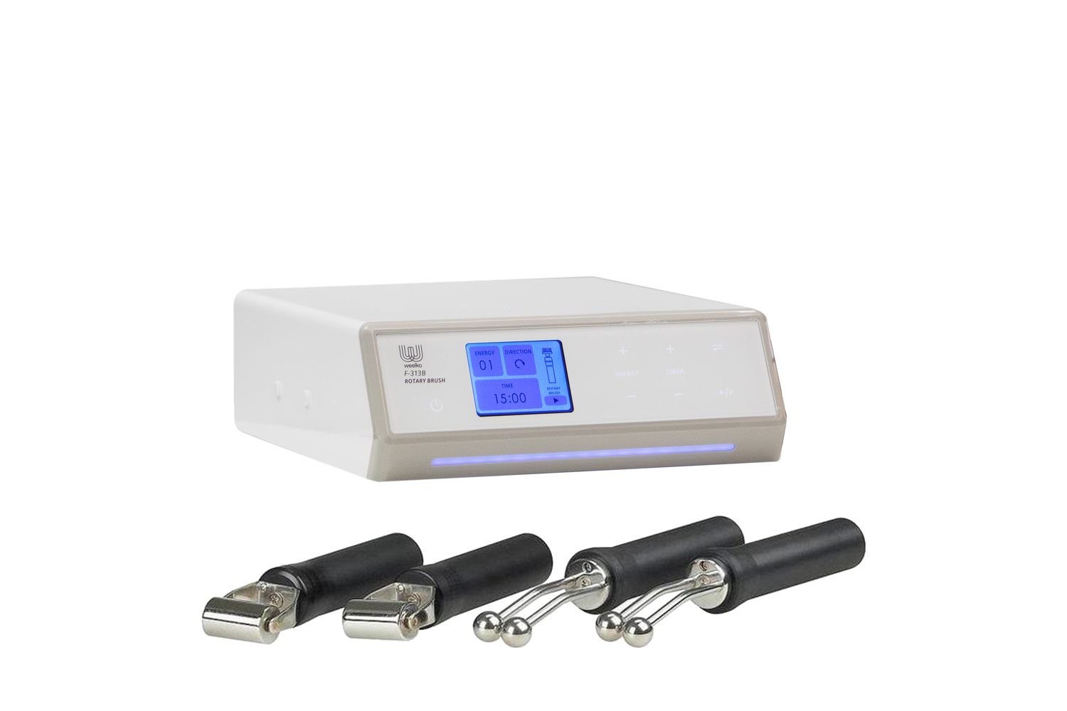 BLUE FARM | Weelko. B-Equipment. Galvanic: Device with 4 handpieces