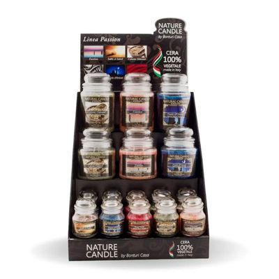 KALINDRA | Bonturi. Jar Candle Counter Display: 22pcs