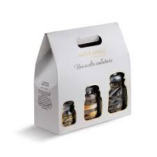 KALINDRA | Bonturi. Case with 3 assorted candles in jars