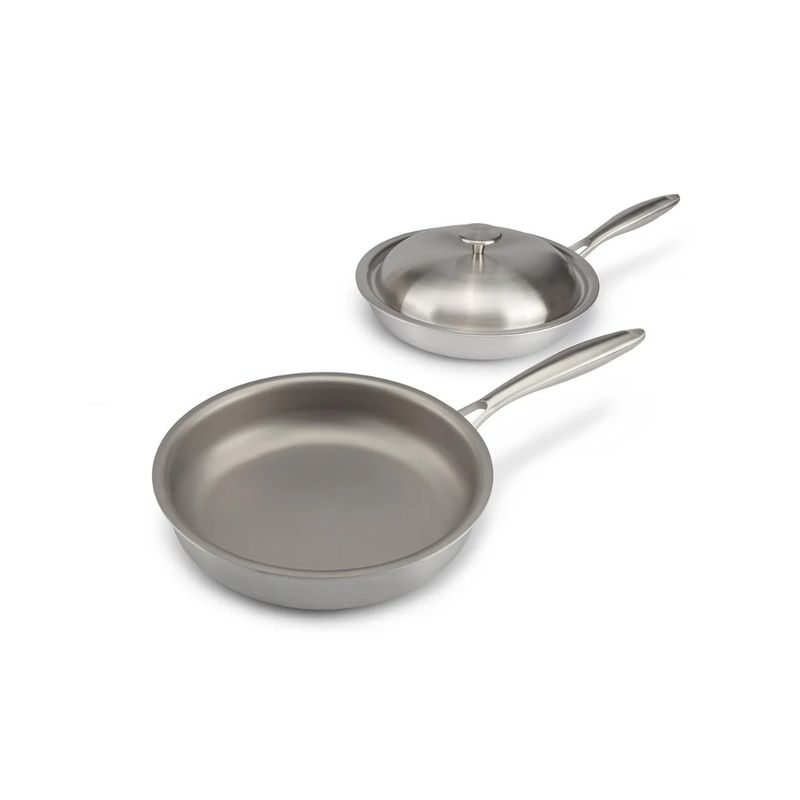 KALINDRA | Tritania. Set of 6 pans with lids ZERO nickel line