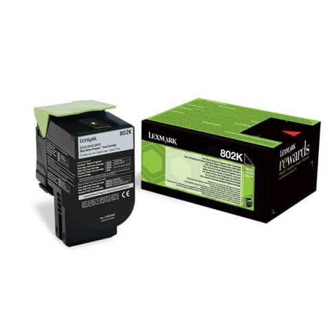 Toner return program 802K Lexmark nero  80C20K0