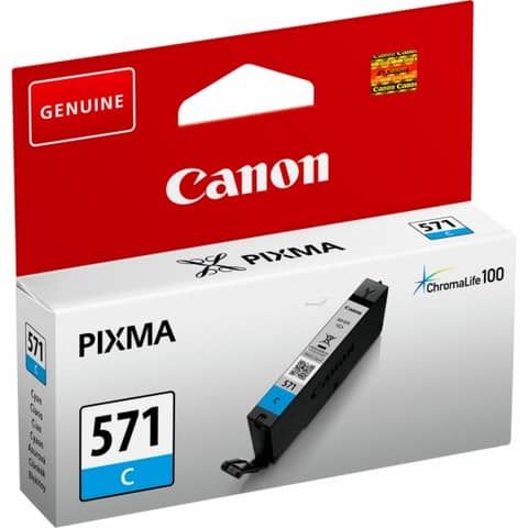 Cartuccia inkjet alta capacit CLI-571C XL Canon ciano 0332C001