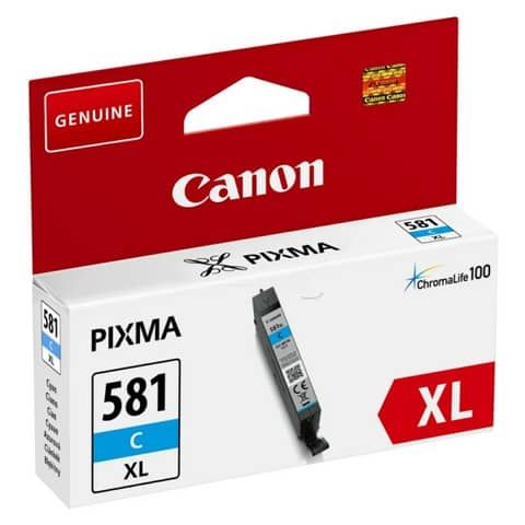 Cartuccia inkjet alta capacit CLI-581C XL Canon ciano 2049C001