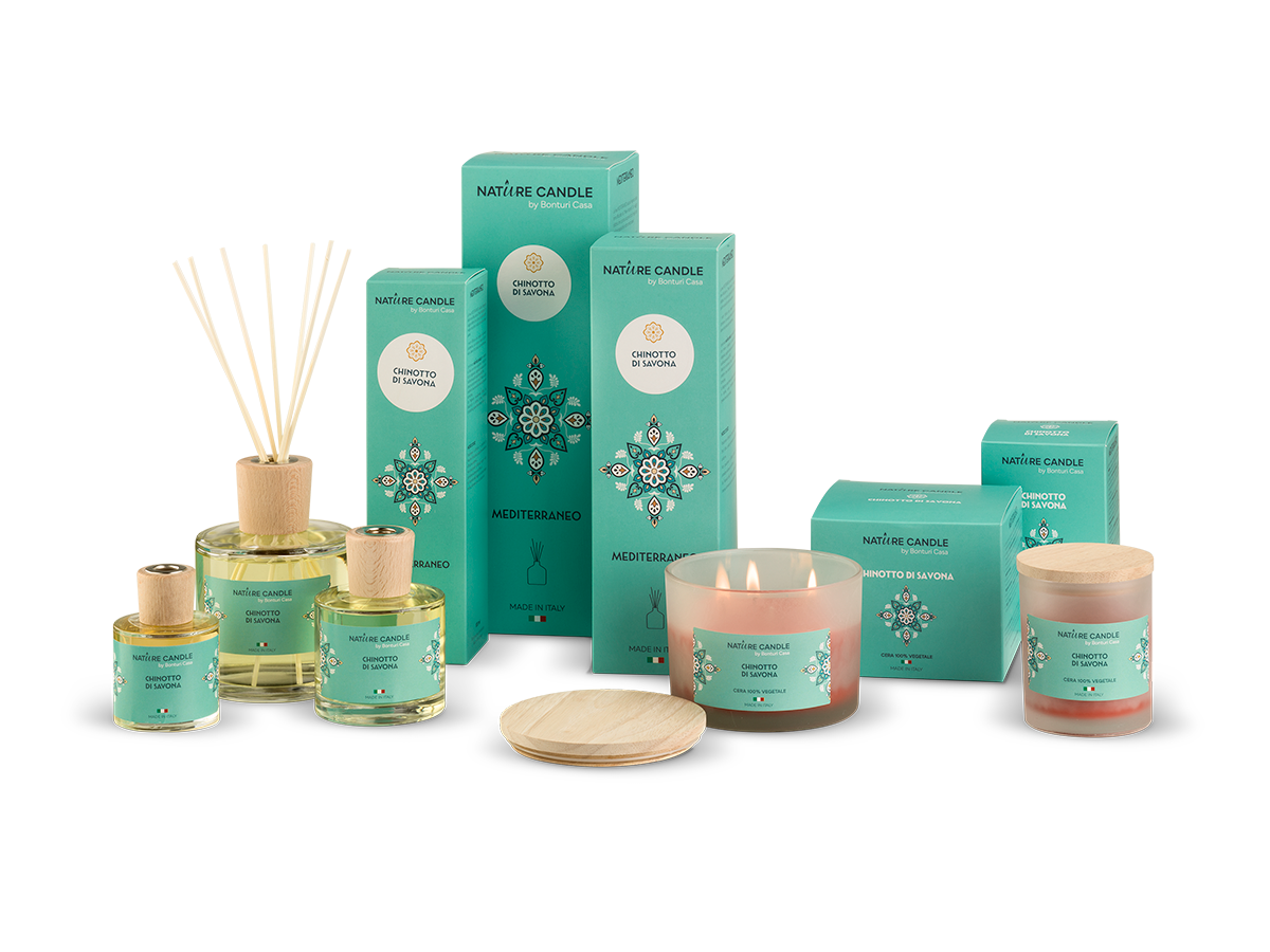 KALINDRA | Bonturi. Room fragrances Mediterraneo line: Savona chinotto
