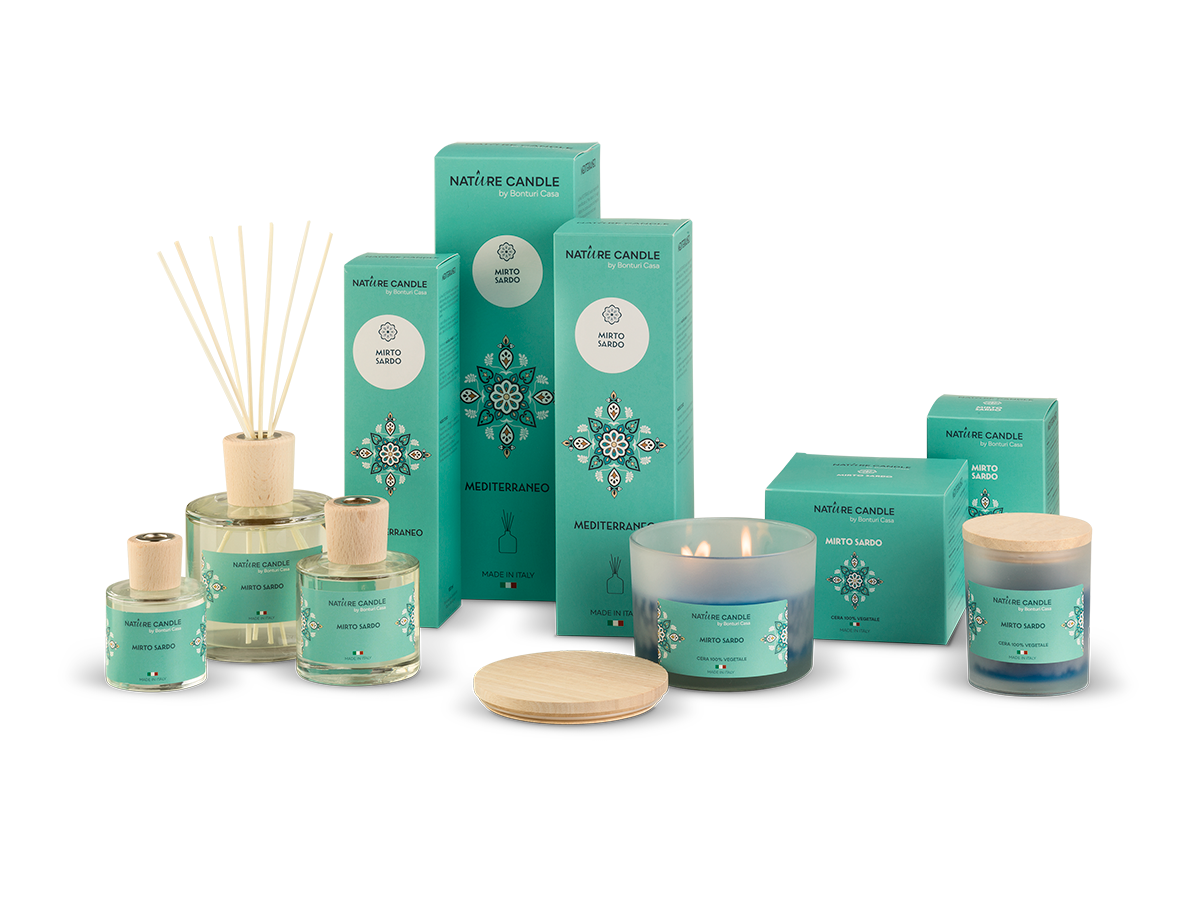 KALINDRA | Bonturi. Room fragrances Mediterraneo line: Sardinian myrtle