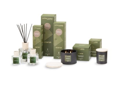 KALINDRA | Bonturi. E2Senza Romantica line candles: coffee and vanilla