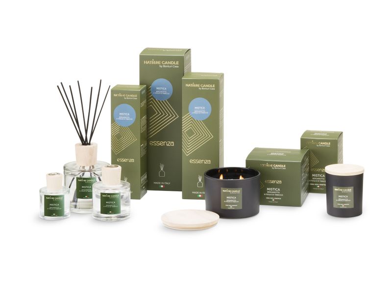 KALINDRA | Bonturi. Home fragrances E2Senza mystica line: bergamot and tobacco leaves