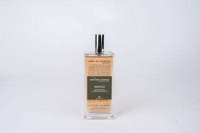 KALINDRA | Bonturi. Room spray perfumes E2Senza line. Mystic: Bergamot and tobacco leaves. 100 ml / 3,38 fl oz