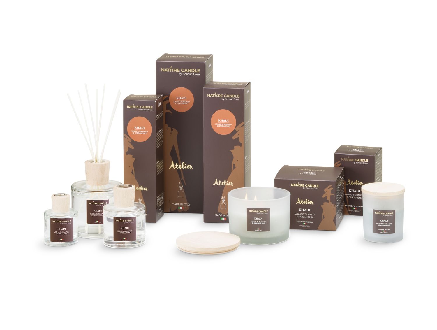 KALINDRA | Bonturi. Atelier line room fragrances. Khadi: Guaiac Wood &amp; Cardamom