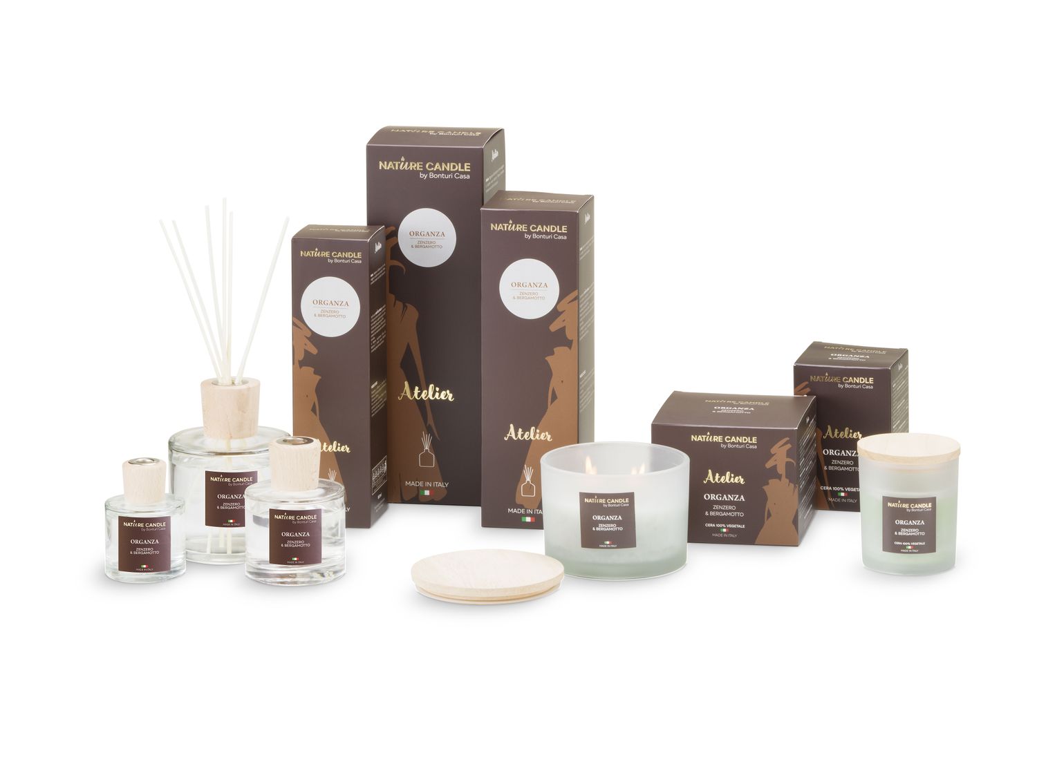 KALINDRA | Bonturi. Atelier line room fragrances. Organza: Ginger &amp; Bergamot