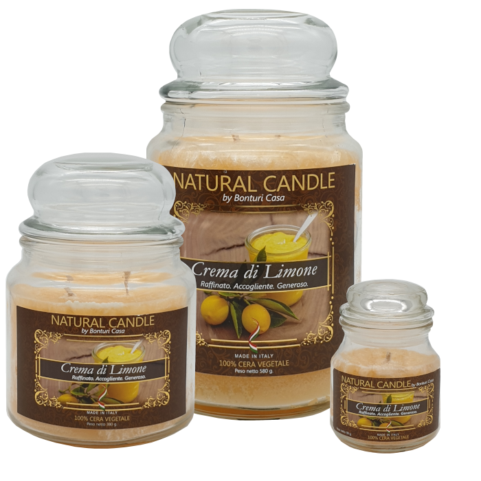 KALINDRA | Bonturi. Gourmet Line: Jar Candles. Lemon cream