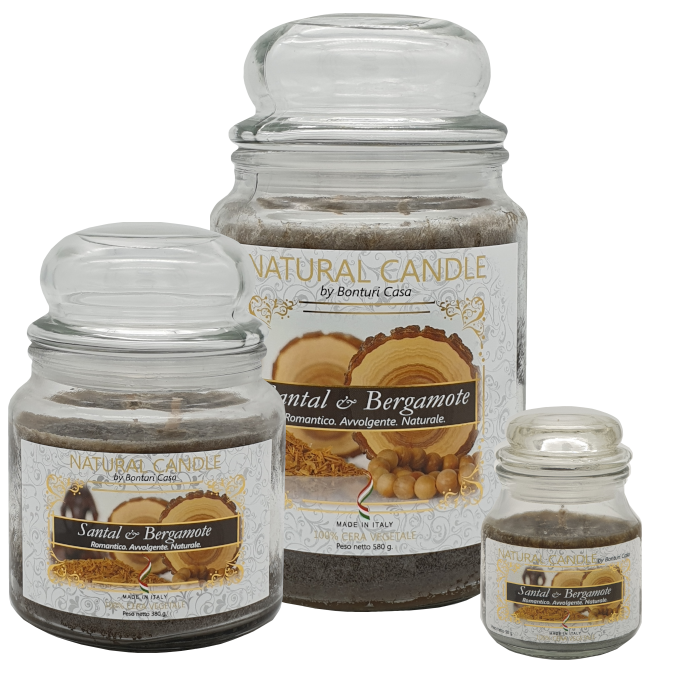 KALINDRA | Bonturi. Romantic Line: Jar Candles. Sandalwood and bergamot