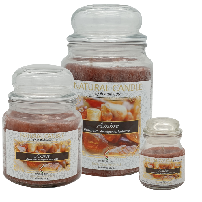 KALINDRA | Bonturi. Romantic Line: Jar Candles. Amber