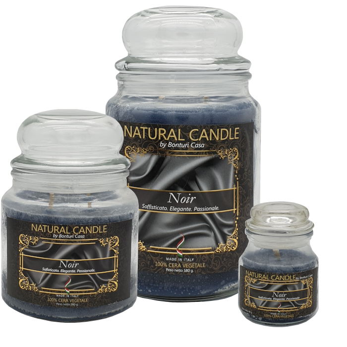 KALINDRA | Bonturi. Passion Line: Jar Candles. Noir