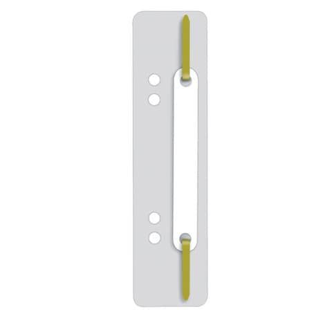 Pressini fermafogli Q-Connect 34x150 mm grigio conf. da 25 - 2012500910