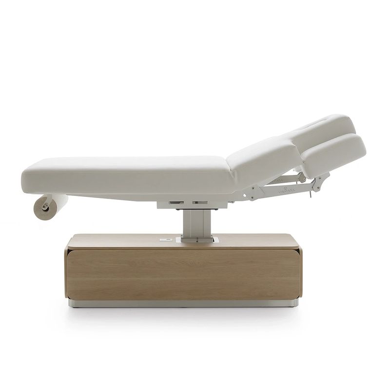BLUE FARM | Vismara. Nat Evo &amp; Mover. Single column electric massage table