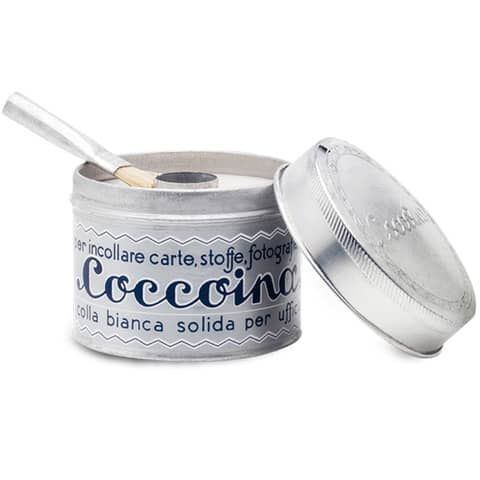 Barattolo in alluminio di colla Coccoina 125 g con pennello - 0116031000