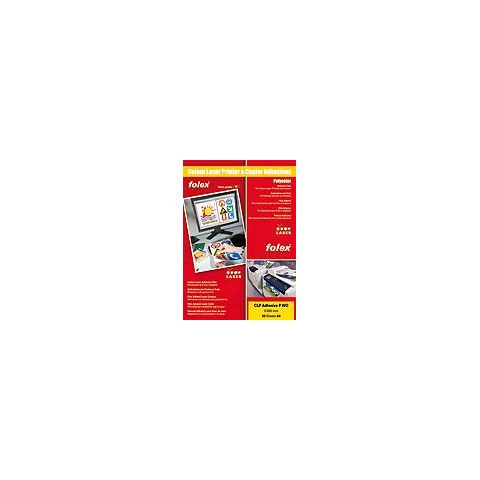 Film adesivo per stampanti laser e copiatrici Folex CLP Adhesive P WO 0,05 mm A4 lucido  Cf. 50 - 2999W.050.44100