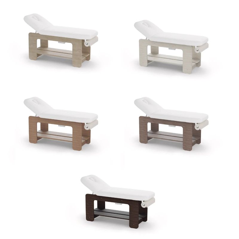BLUE FARM | Vismara. Flow. Wooden massage table and skai mattress