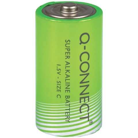 Batteria alcalina Q-Connect C/LR14 1.5 V - conf. 2 pz - KF00490