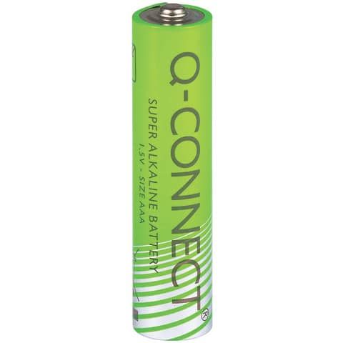 Batteria alcalina Q-Connect AAA/LR03 1.5 V - conf. 4 pz - KF00488