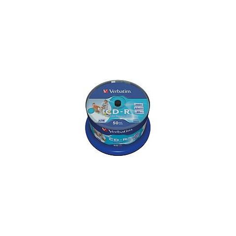 CD-R AZO Verbatim 52x 700 MB spindle case da 50 cd - 43438