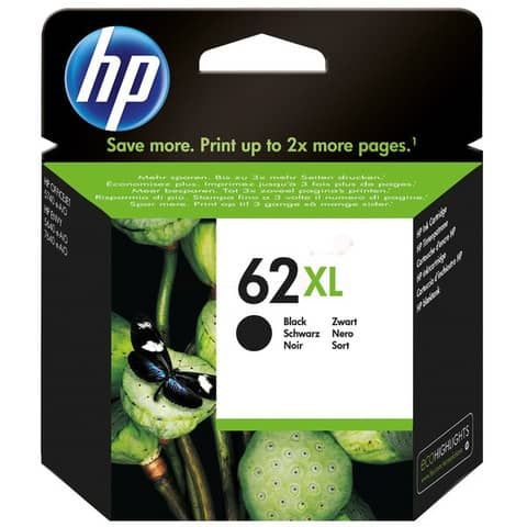 Cartuccia inkjet alta capacit 62XL HP nero C2P05AE