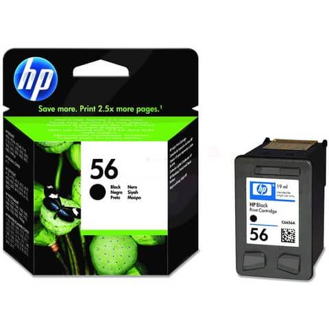 Cartuccia inkjet 56 HP nero  C6656AE