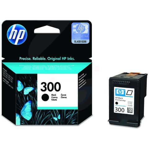 Cartuccia inkjet con inchiostro Vivera 300 HP nero CC640EE