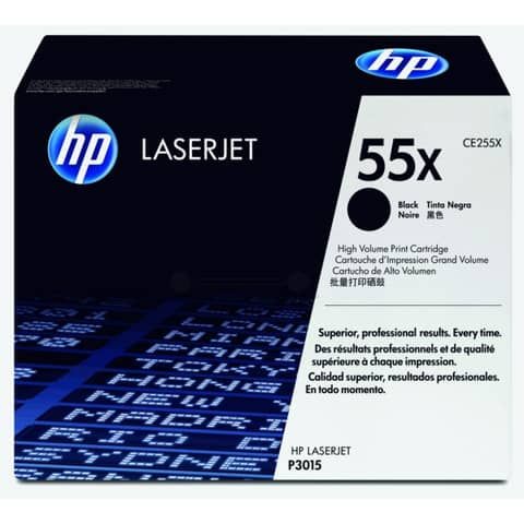 Toner alta capacit 55X HP nero  CE255X