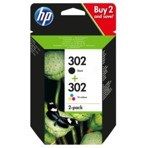 Cartucce inkjet 302 HP nero +colore  Combo pack - X4D37AE