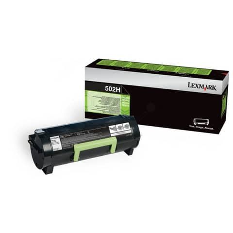 Toner alta resa return program 502H Lexmark nero 50F2H00