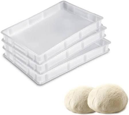 KALINDRA | Pizza. Dough container. Dimensions cm 30 x 40 x 10 h. White colour