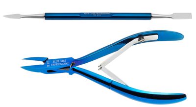 TITANIUM nail and cuticle nippers and instruments for professional use
